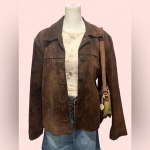 Vintage Herman Geist Elegant Brown Women's Utility Jacket